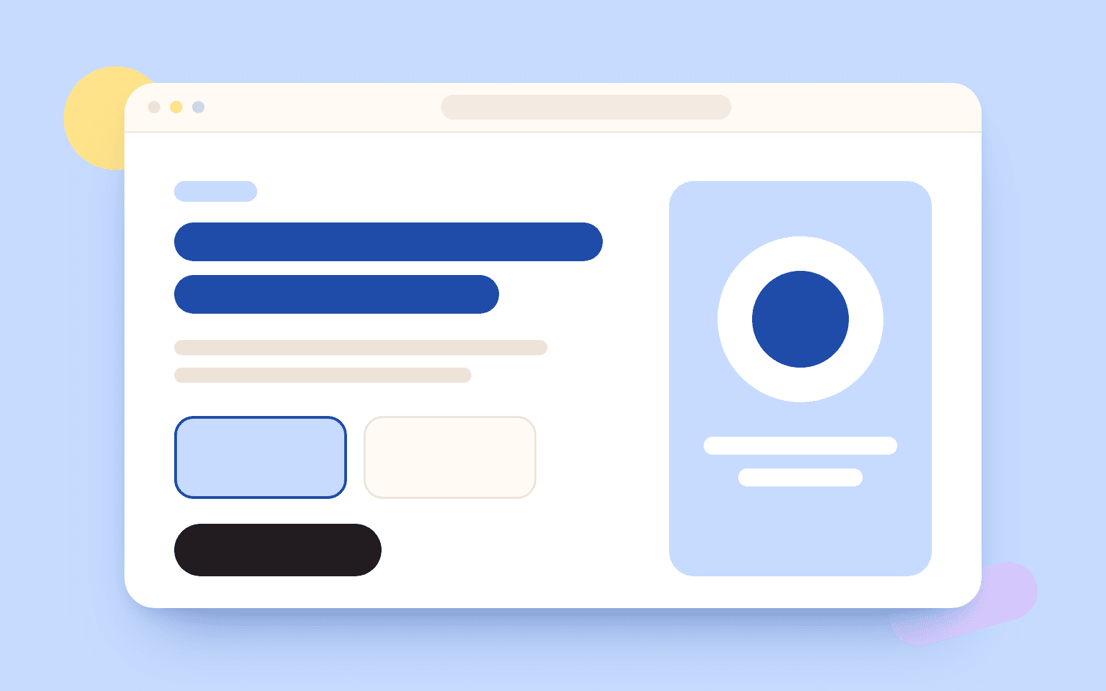 Placeholder tile standing in for the Cartena guest checkout screen